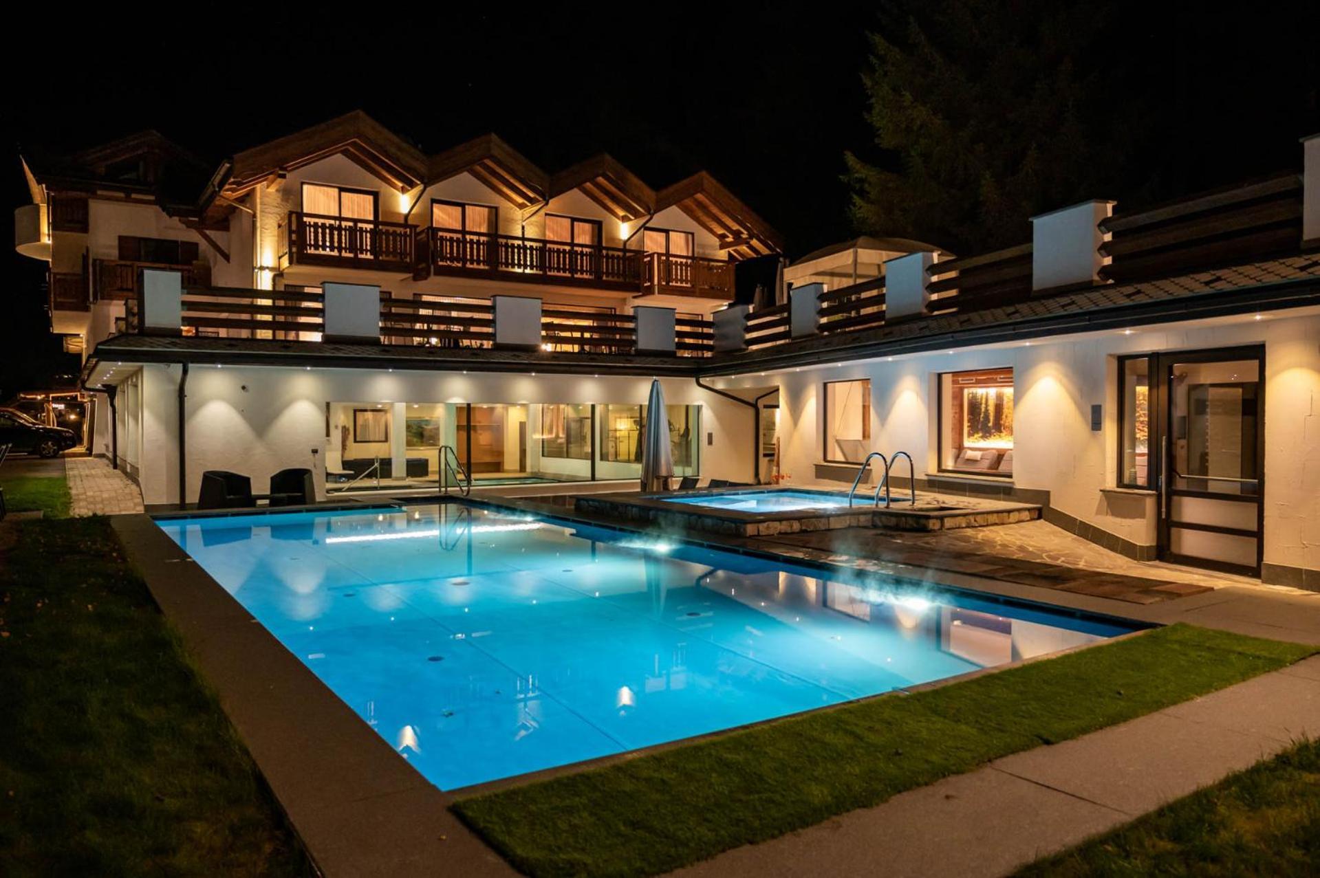 Hotel Terme Antico Bagno Pozza di Fassa Exterior foto